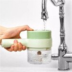 4 In 1 Electric Handheld Cooking Hammer Vegetable Cutter Set