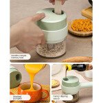 4 In 1 Electric Handheld Cooking Hammer Vegetable Cutter Set