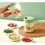 4 In 1 Electric Handheld Cooking Hammer Vegetable Cutter Set