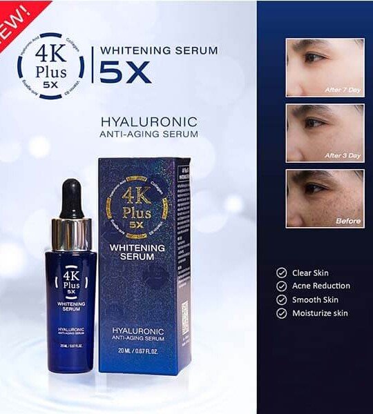 4K Plus 5X Whitening Serum