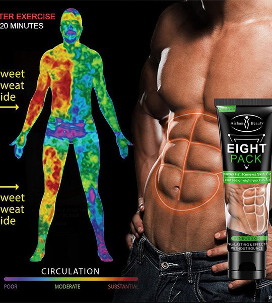 Aichun beauty Eight Pack Fat Burning Stomach Muscles Body Best Slimming Cream For Men