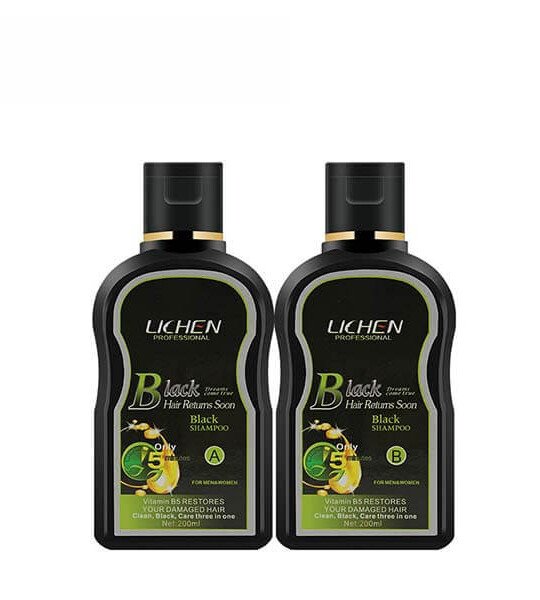 Lichen Professional Black Hair Return Soon Black Shampoo 200ml