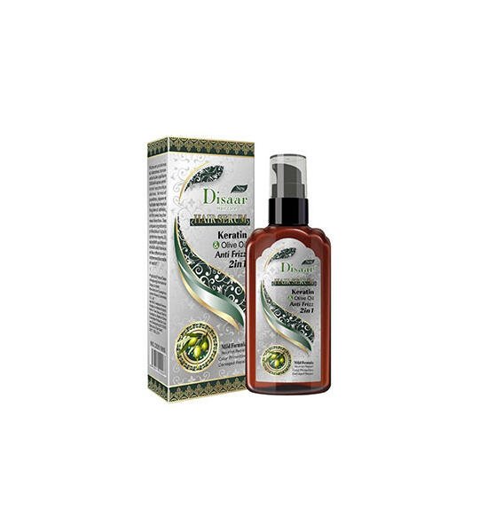 DISAAR 2 In 1 Keratin & Olive Hair Serum 120ml
