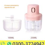 Double Bowl Rechargeable Powerful Mini Electric Food Garlic Chopper