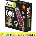 He-House Hair Styler Set - 8344 (Red) With 4 Hair Styler Attachments