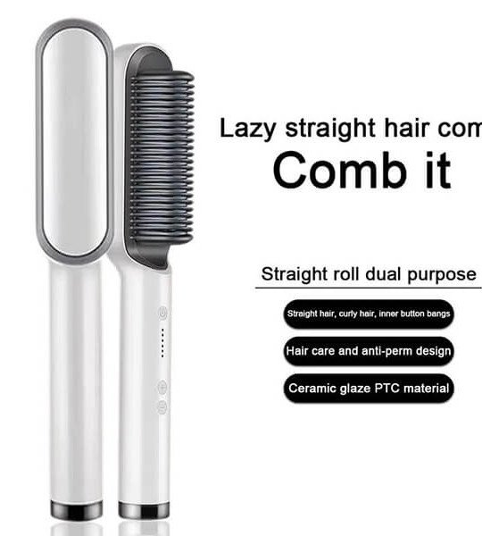 Hair Brush Straightener