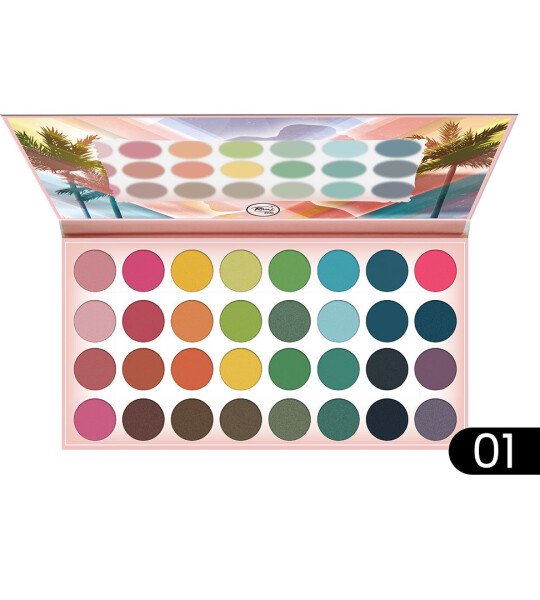 Rivaj Beauty Beats Eye Shadow (32 In 1)