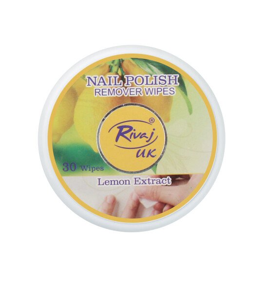 Rivaj Nail Polish Remover Wipes (Lemon Extract)