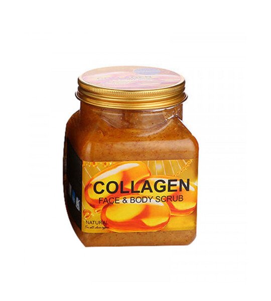 Wokali Collagen Face & Body Scrub 350ml