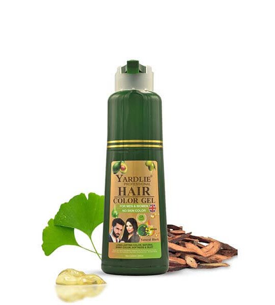 Yardlie Natural Black Hair Gel Color Shampoo 200ml