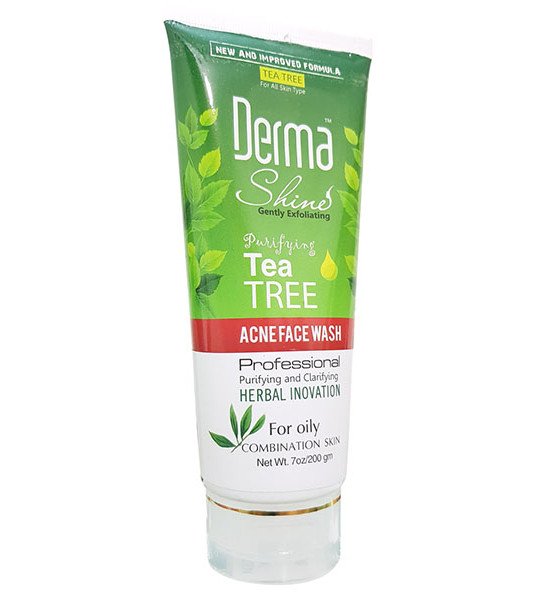 Derma Shine Tea Tree Acne Face Wash 200g