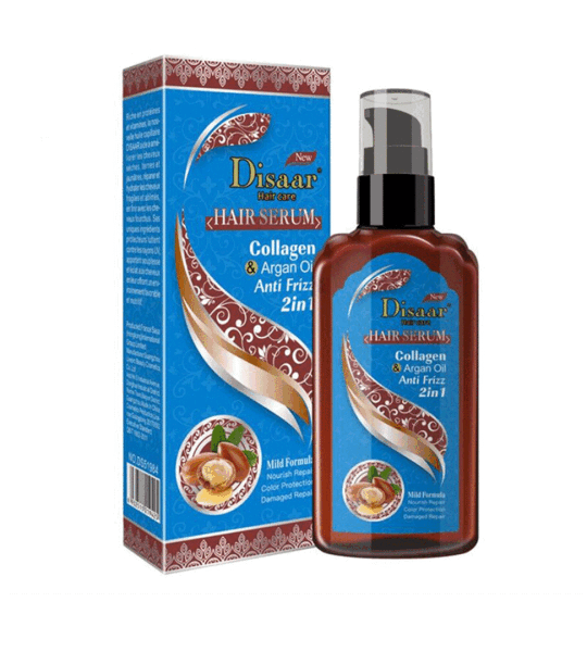 Disaar 2 In 1 Argan Oil Anti Frizz Hair Serum 120ml