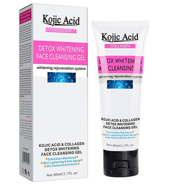 Kojic Acid Whitening Exfoliating Face Cleansing Gel
