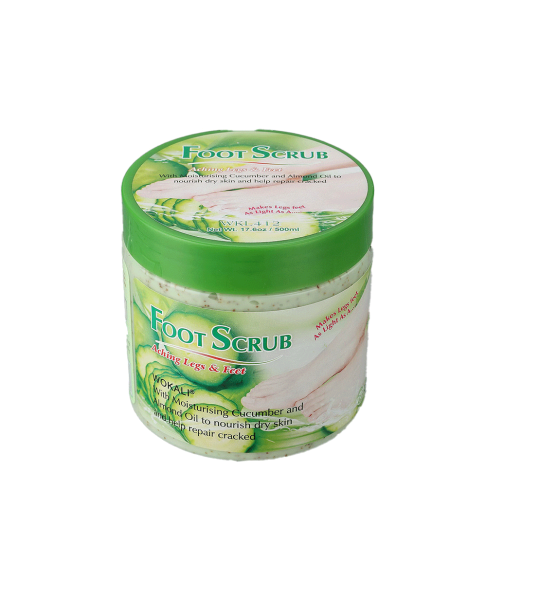 Wokali Cucumber Aching Legs & Feet Scrub 500ml