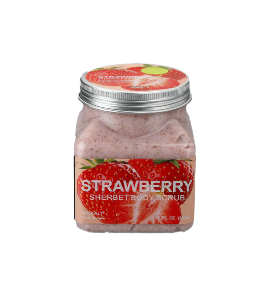 Wokali Sherbet Strawberry Body Scrub 350ml